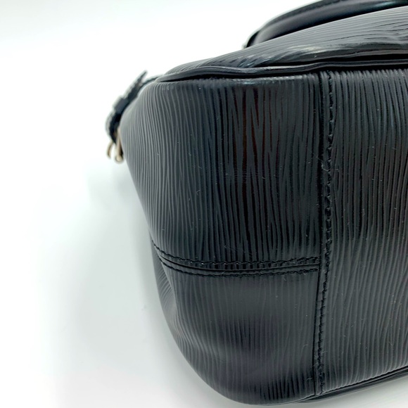 Auth Louis Vuitton Black Epi Leather Passy Tote Bag Preloved Purse Ex++ - Picture 4 of 15